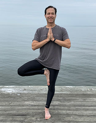 Rich doing Yoga